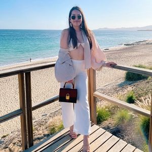 ☆White Princess Polly Matching Set, Pants and Crop